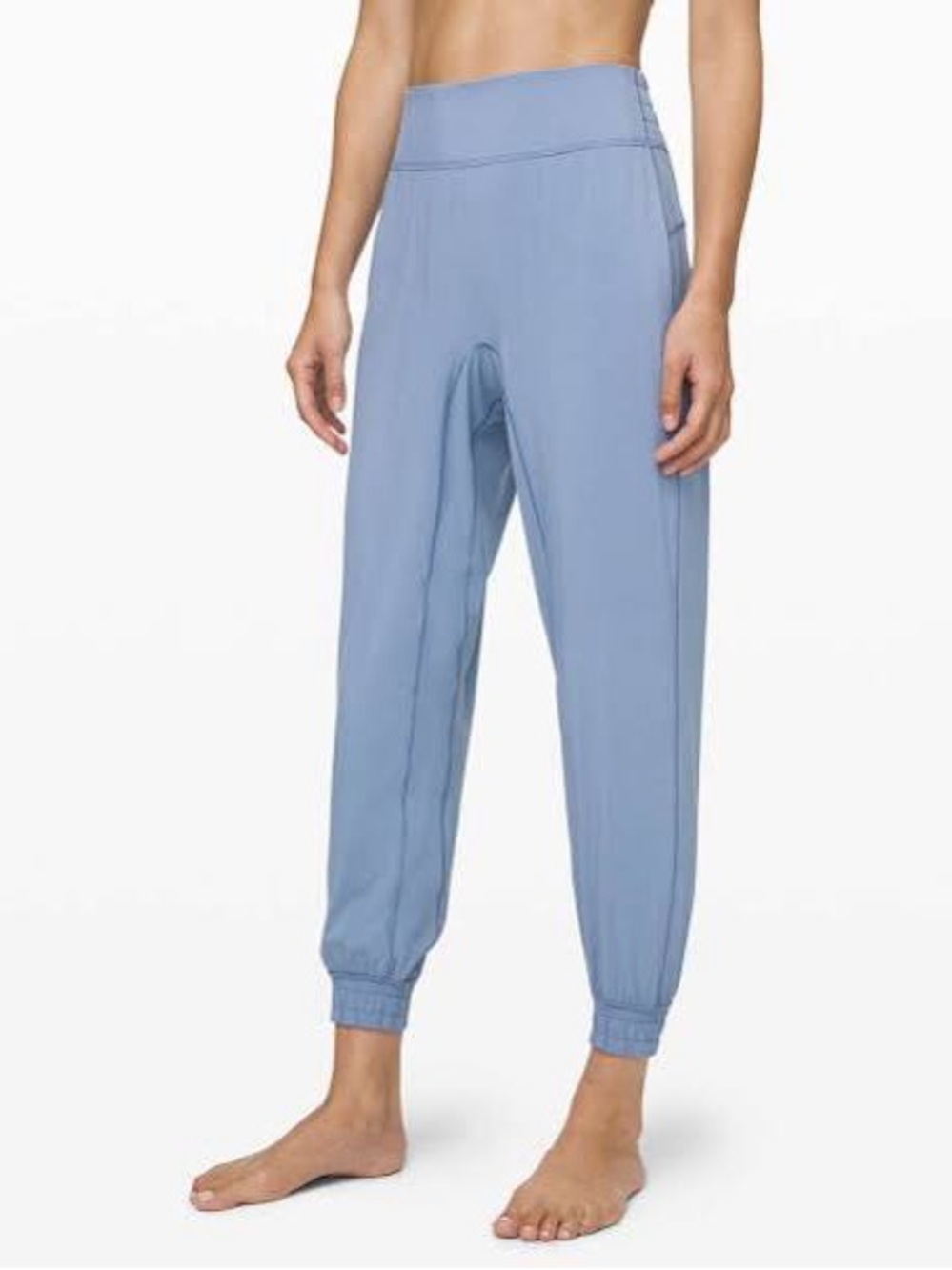 lululemon athletica Light Blue Cropped Jogger Pants